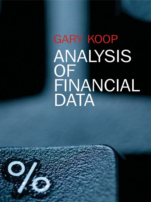 Title details for Analysis of Financial Data by Gary Koop - Available
